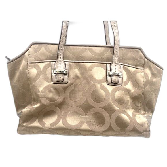 Coach Taylor Sateen Satchel/Tote - Picture 2 of 5